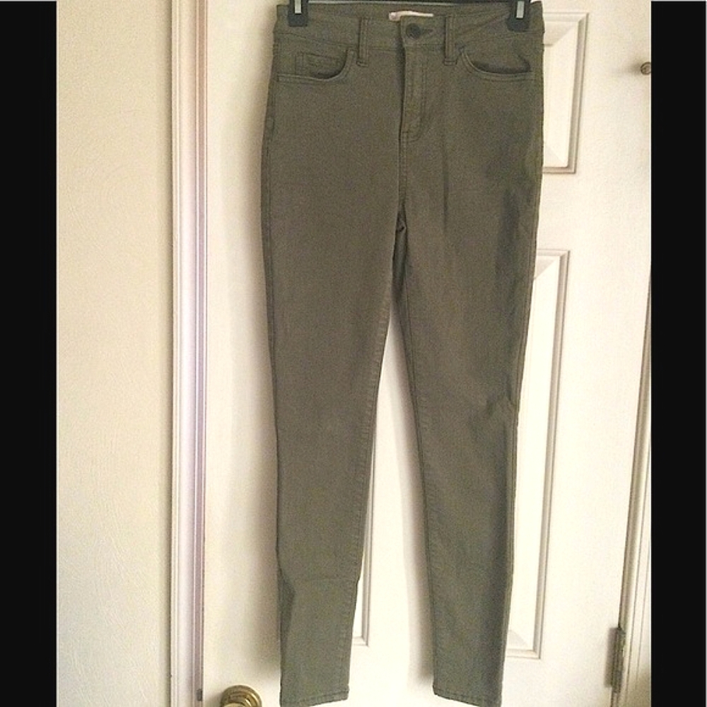 SO Army Green Hi Rise Jegging